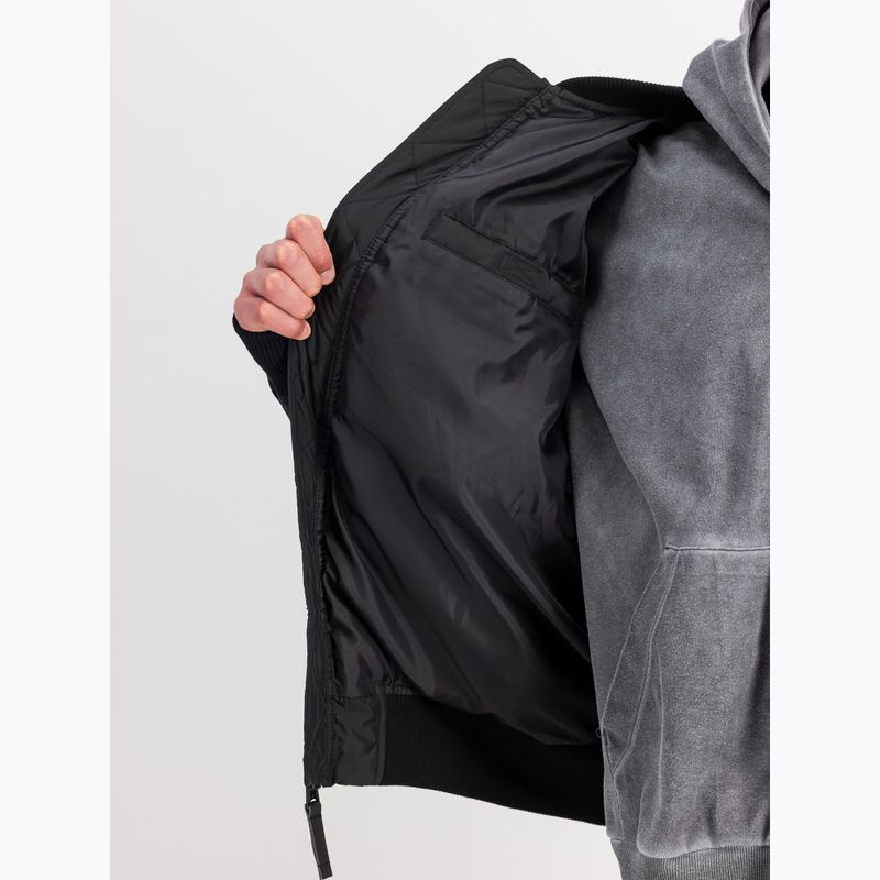 Giacca imbottita da uomo Alpha Industries MA-1 Logo Puffer Bomber black 4
