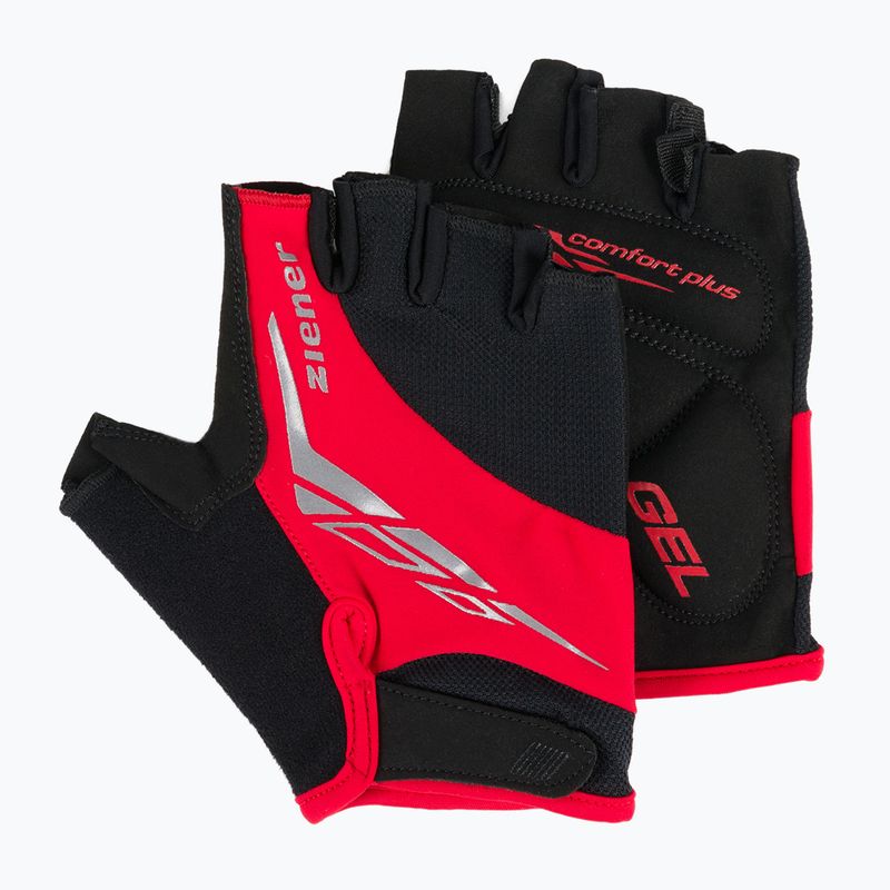 Guanti da ciclismo MTB ZIENER da uomo Ceniz GELshock rosso
