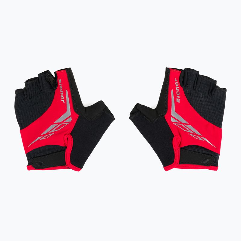 Guanti da ciclismo MTB ZIENER da uomo Ceniz GELshock rosso 2