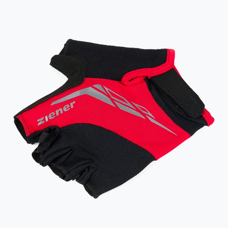 Guanti da ciclismo MTB ZIENER da uomo Ceniz GELshock rosso 4