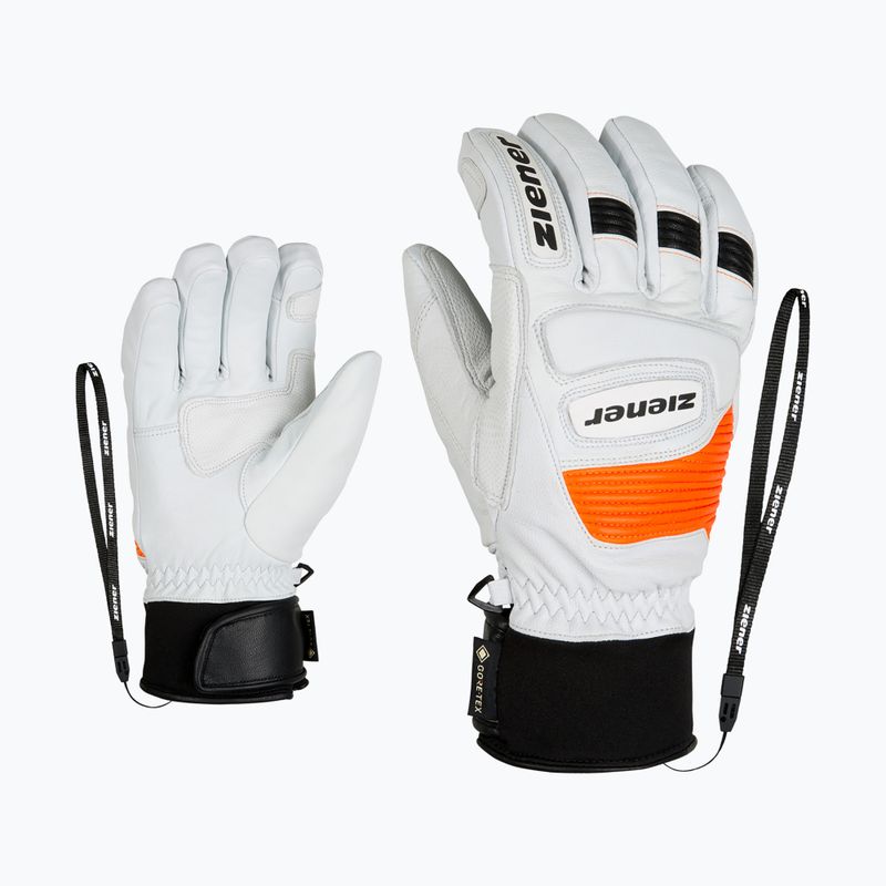 Guanto da sci da uomo ZIENER Guard GTX + Gore Grip PR bianco 801019 7