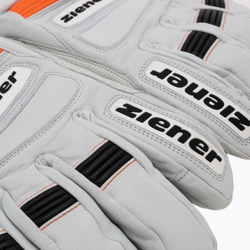 Guanto da sci da uomo ZIENER Guard GTX + Gore Grip PR bianco 801019 4