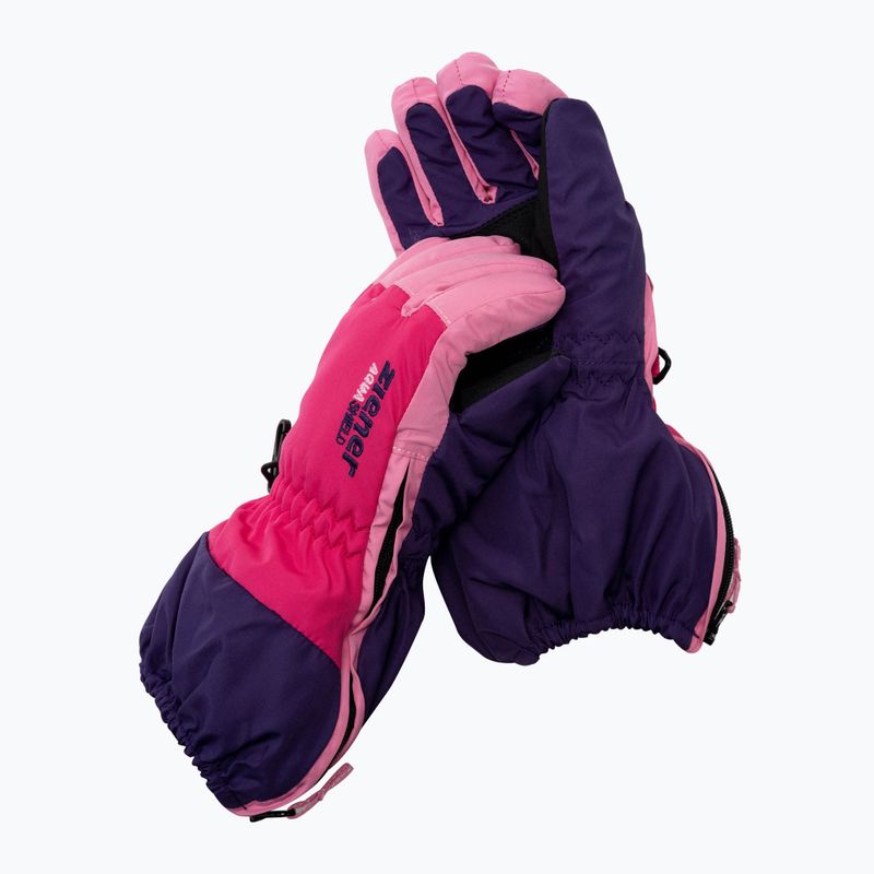 Guanto da sci per bambini ZIENER Levio As Minis viola 801976.129