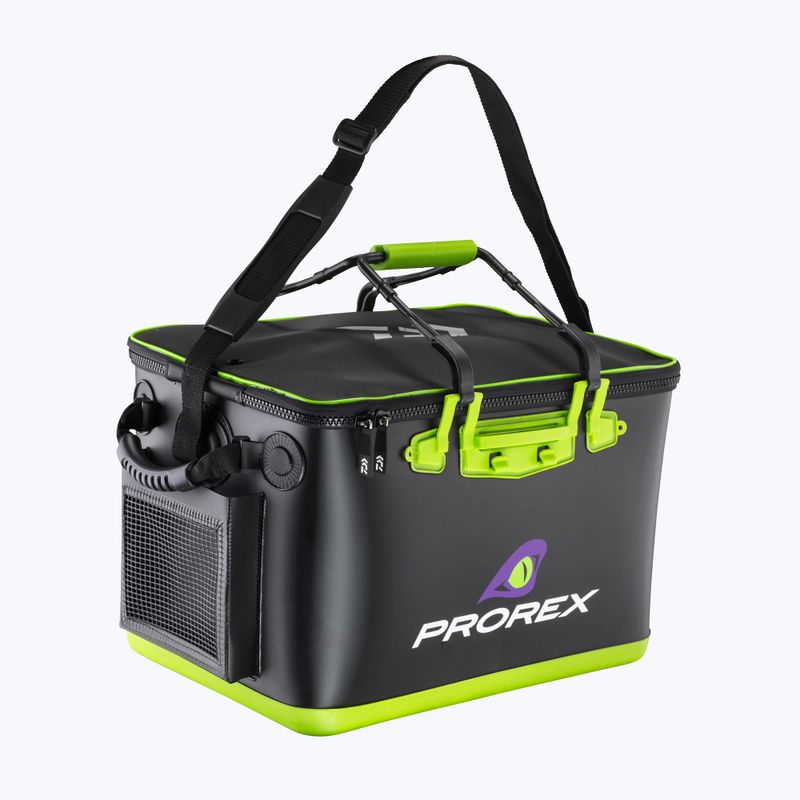 Daiwa Prorex Tackle Container borsa da spinning nero/lime 10