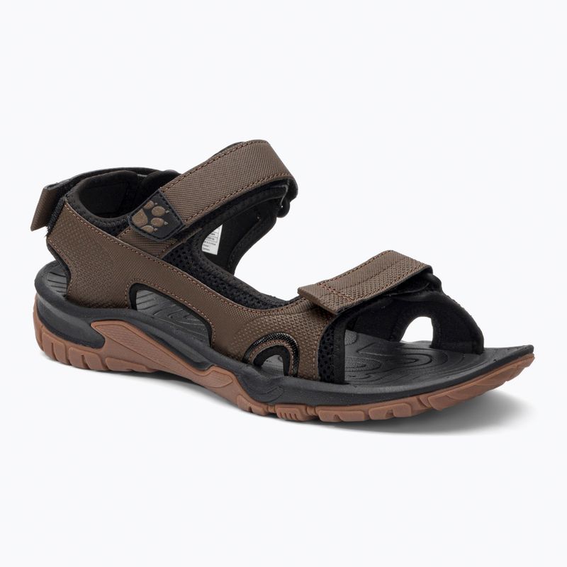 Sandali da trekking da uomo Jack Wolfskin Lakewood Cruise in legno scuro