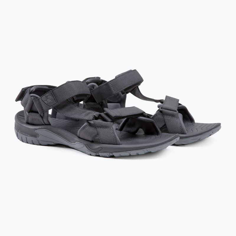 Jack Wolfskin Lakewood Ride sandali da trekking da uomo ebano 4