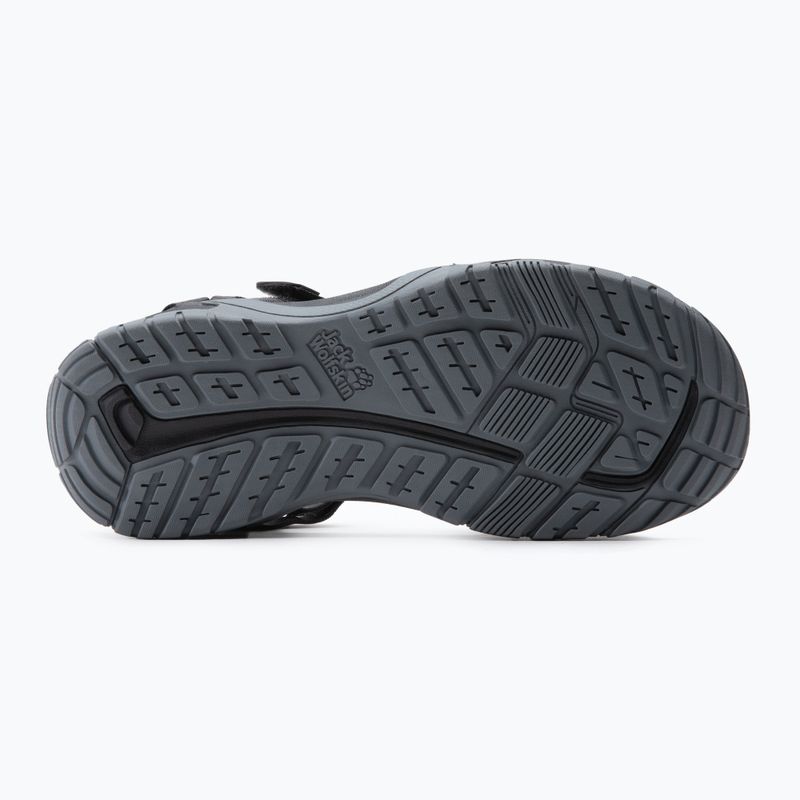 Jack Wolfskin Lakewood Ride sandali da trekking da uomo ebano 5
