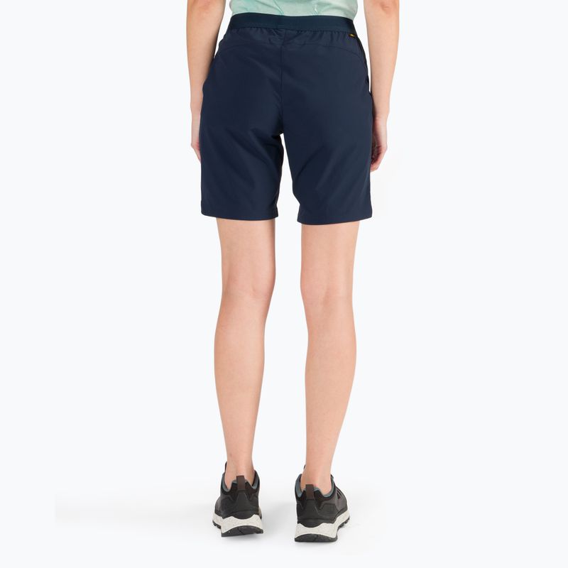 Pantaloncini da trekking Jack Wolfskin Hilltop Trail da donna blu notte 3