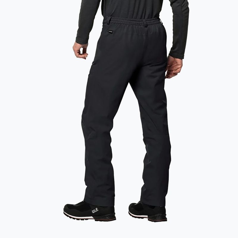 Pantaloni da trekking Jack Wolfskin da uomo Parana nero 2