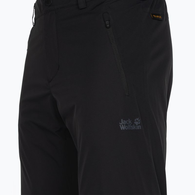 Pantaloni da trekking Jack Wolfskin da uomo Parana nero 5