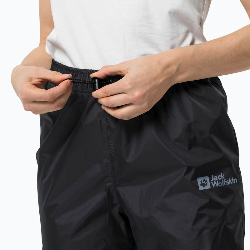 Pantaloni Jack Wolfskin Rainy Day nero 3