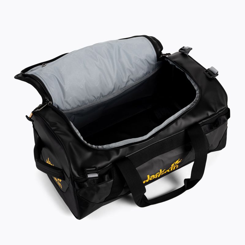 Jack Wolfskin Expedition Trunk 30 l borsa da viaggio nera 6