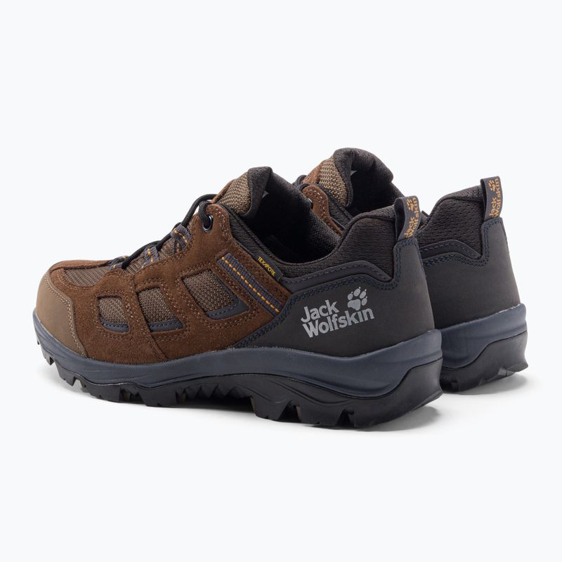 Jack Wolfskin stivali da trekking da uomo Vojo 3 Texapore Low marrone/phantom 3