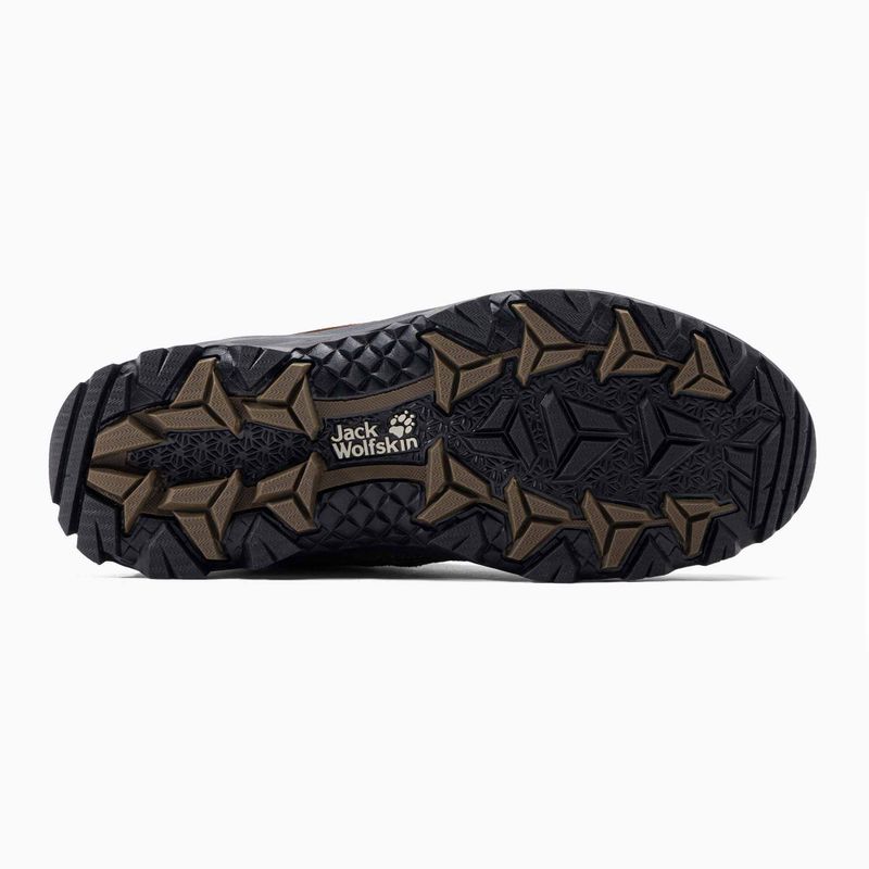 Jack Wolfskin stivali da trekking da uomo Vojo 3 Texapore Mid marrone/phantom 4