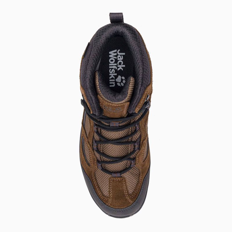 Jack Wolfskin stivali da trekking da uomo Vojo 3 Texapore Mid marrone/phantom 6