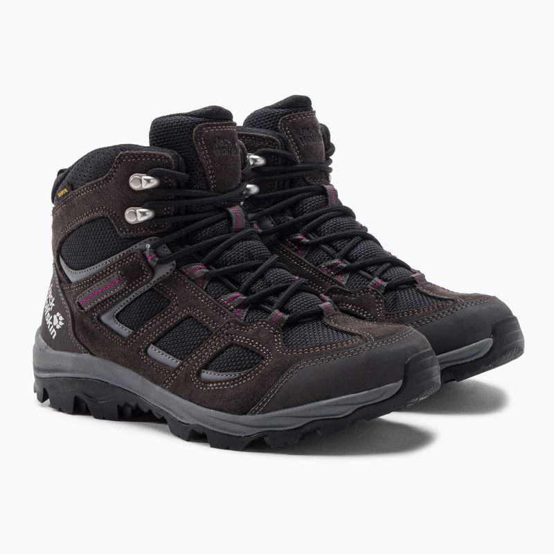 Jack Wolfskin stivali da trekking da donna Vojo 3 Texapore Mid acciaio scuro/viola 5
