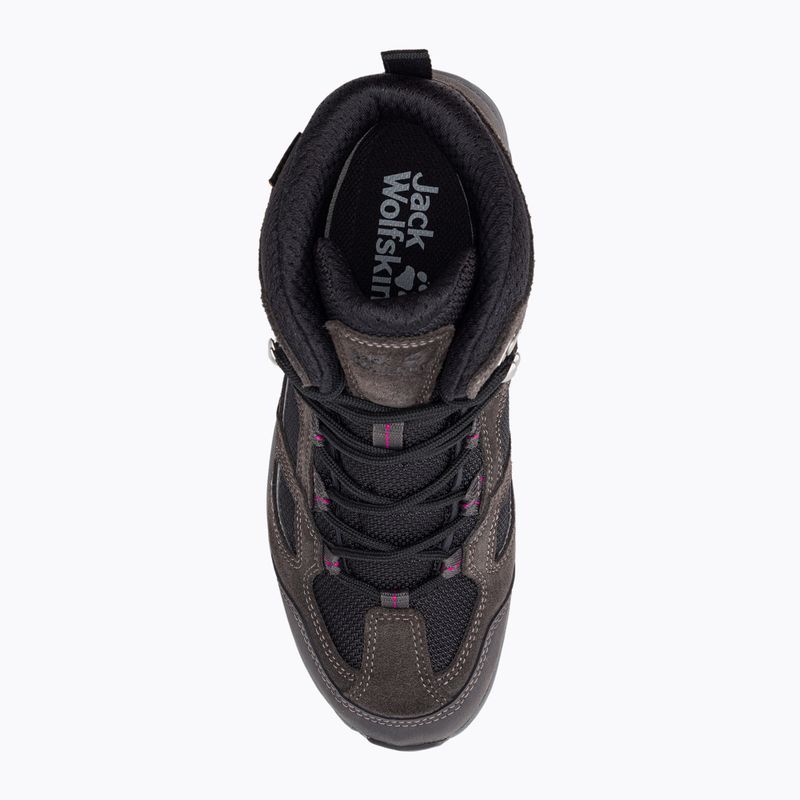 Jack Wolfskin stivali da trekking da donna Vojo 3 Texapore Mid acciaio scuro/viola 6