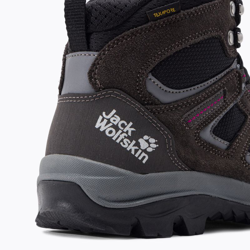 Jack Wolfskin stivali da trekking da donna Vojo 3 Texapore Mid acciaio scuro/viola 7