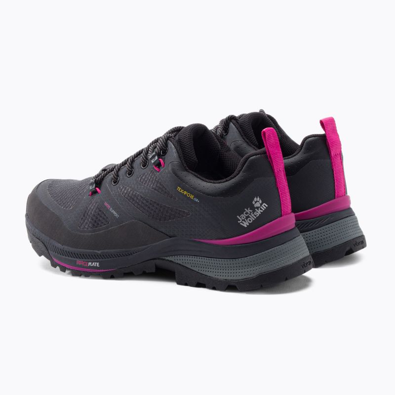 Jack Wolfskin Force Striker Texapore Low stivali da trekking da donna phantom/rosa 3