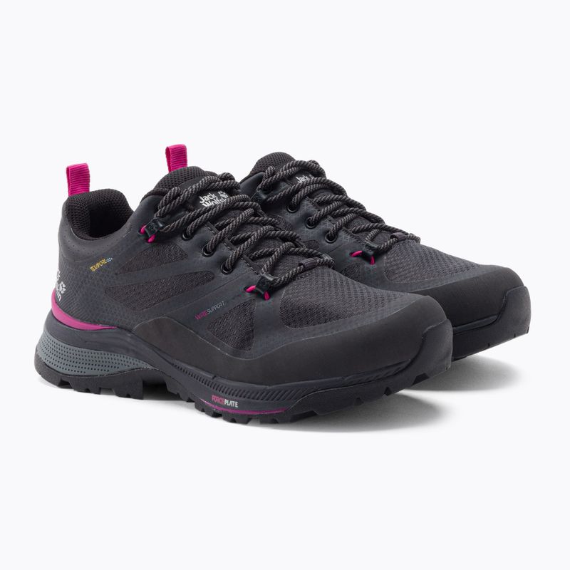 Jack Wolfskin Force Striker Texapore Low stivali da trekking da donna phantom/rosa 5