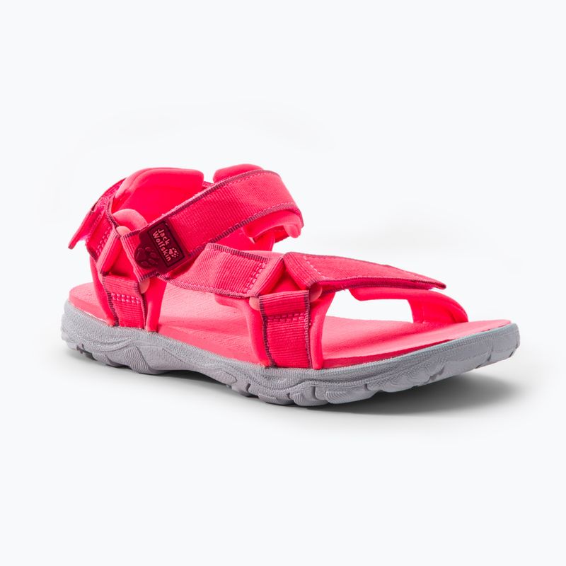 Sandali da trekking Jack Wolfskin Seven Seas 3 rosa corallo per bambini