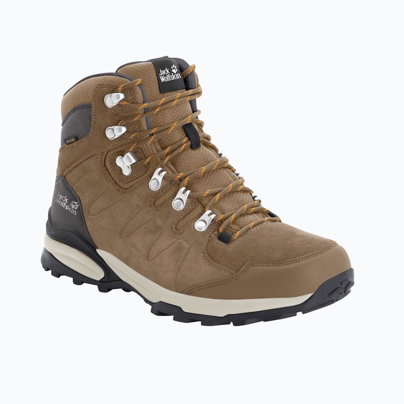 Jack Wolfskin stivali da trekking da donna Refugio Texapore Mid marrone/albicocca 11