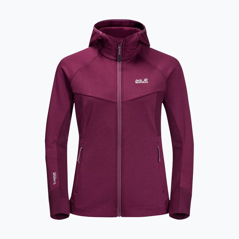 Jack Wolfskin Hydro Grid Fleece giacca da trekking da donna wild berry 7