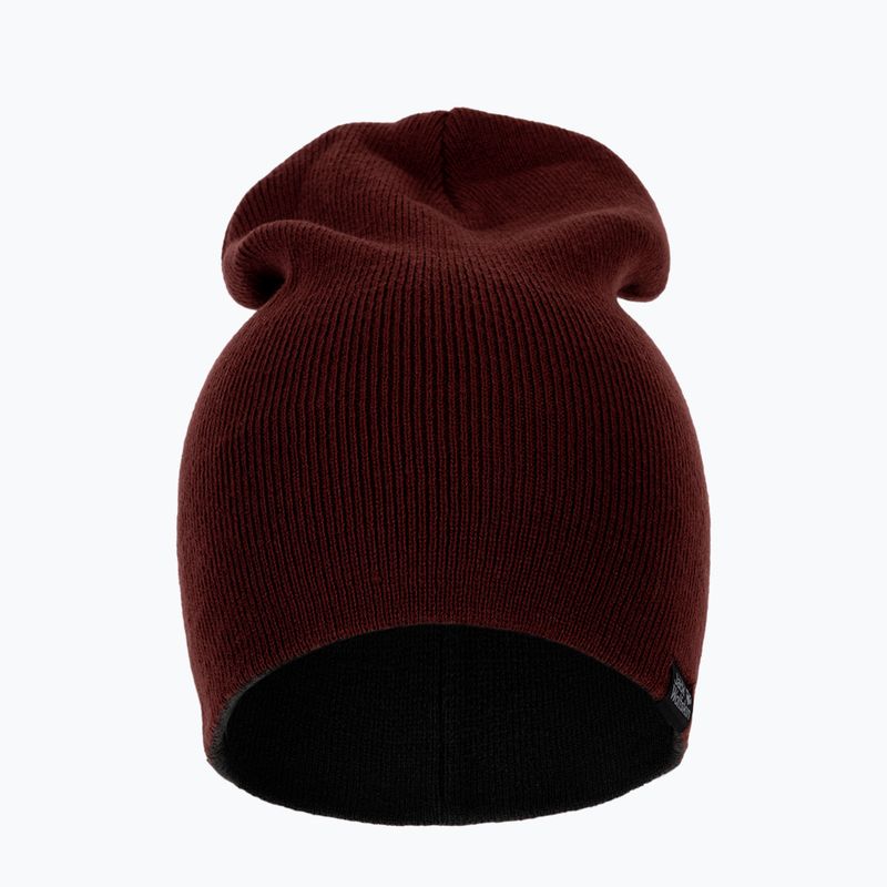 Jack Wolfskin berretto invernale Rib cordovan rosso 2
