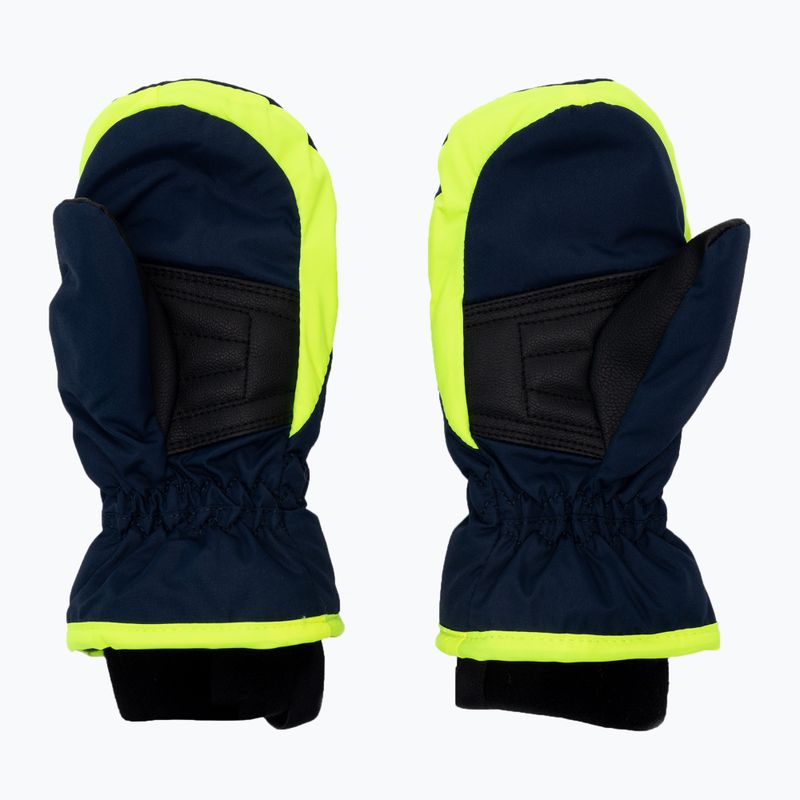 Guanti invernali per bambini Reusch Mitten dress/blu/sicurezza/giallo 2