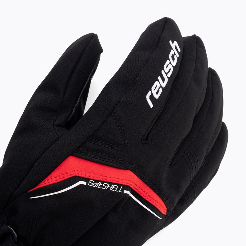 Guanto da sci Reusch Primus R-TEX XT 2022 nero/rosso fuoco 5