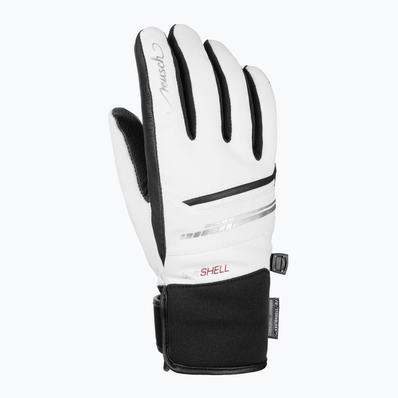 Guanti da sci Reusch Tomke Stormbloxx bianco/nero 6