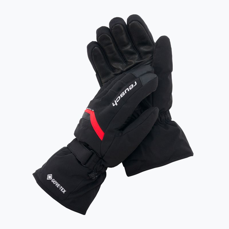 Guanto da sci Reusch Manni GTX nero/bianco/rosso fuoco