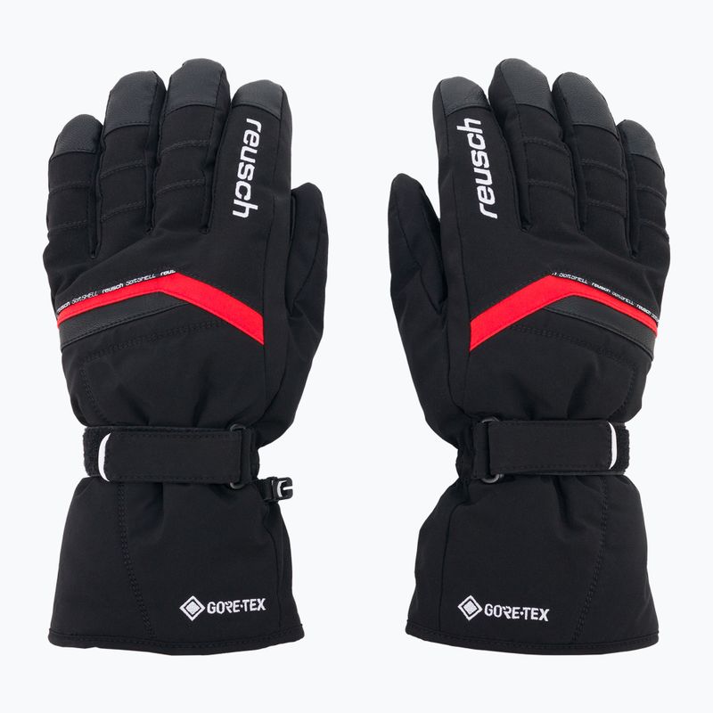 Guanto da sci Reusch Manni GTX nero/bianco/rosso fuoco 3