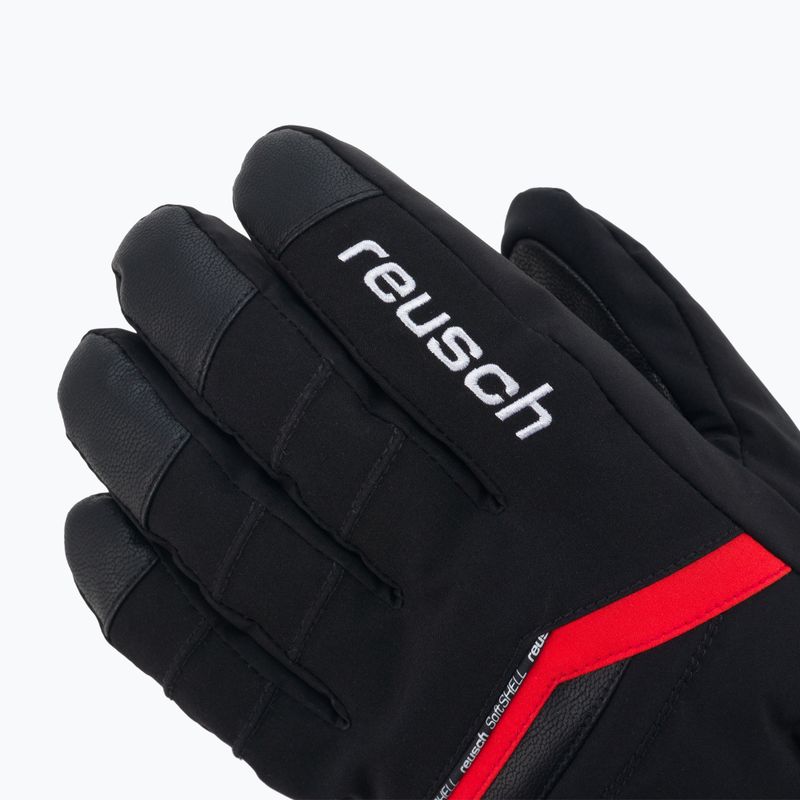 Guanto da sci Reusch Manni GTX nero/bianco/rosso fuoco 4