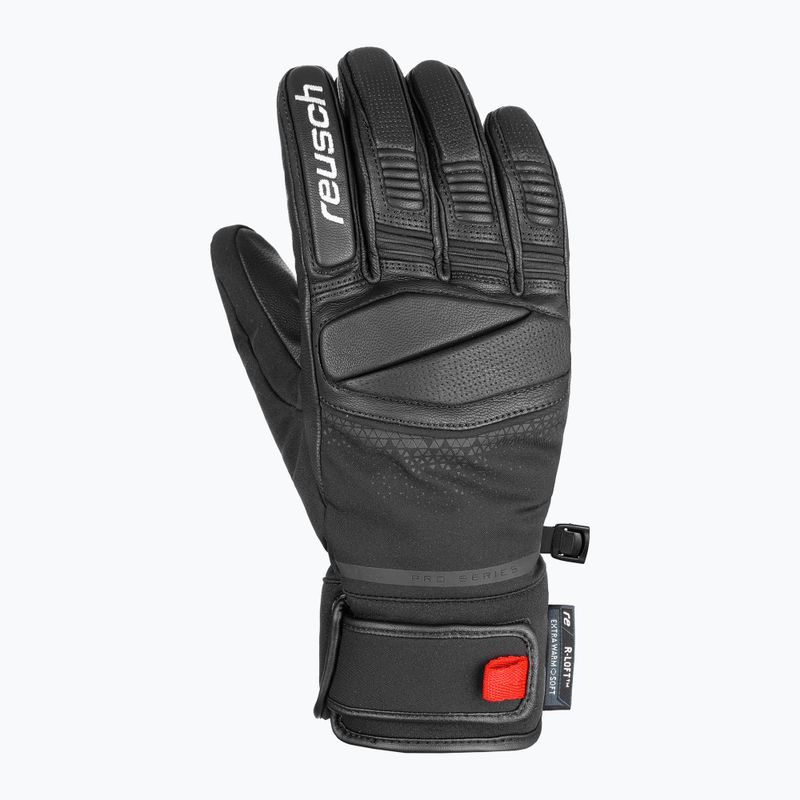 Guanti da sci uomo Reusch Mastery black/white 3