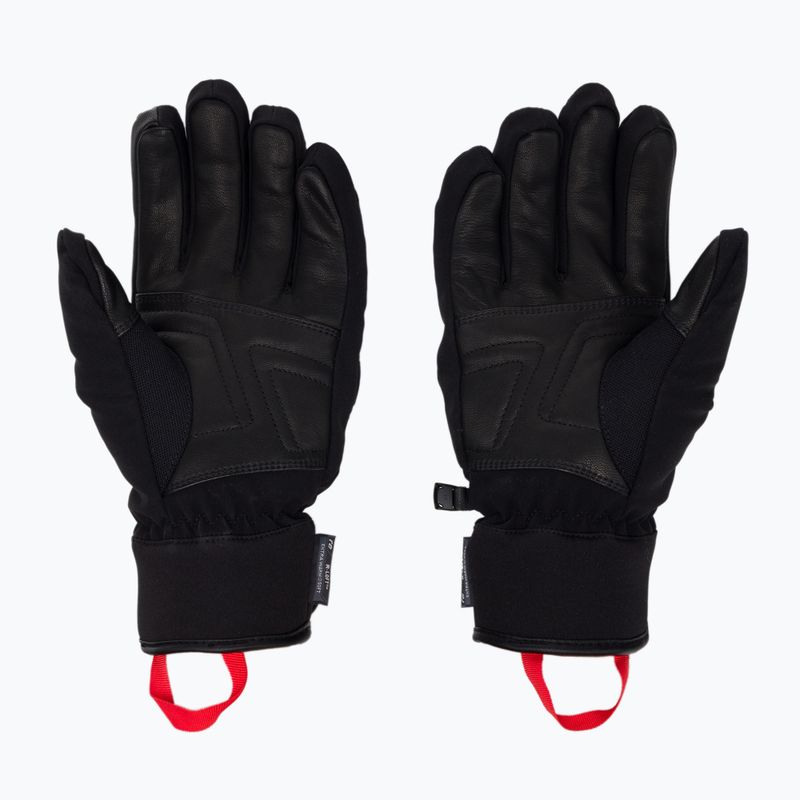 Guanto da sci Reusch Storm R-TEX XT nero/nero melange/rosso fuoco 2