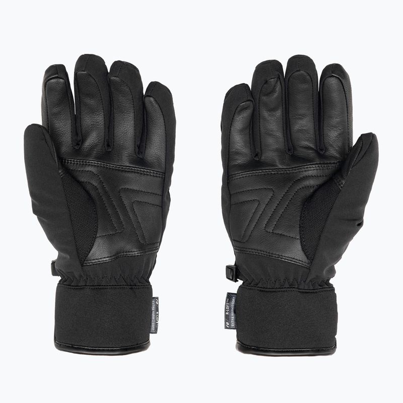 Guanto da sci Reusch Storm R-TEX XT nero/nero melange/verde neon 2