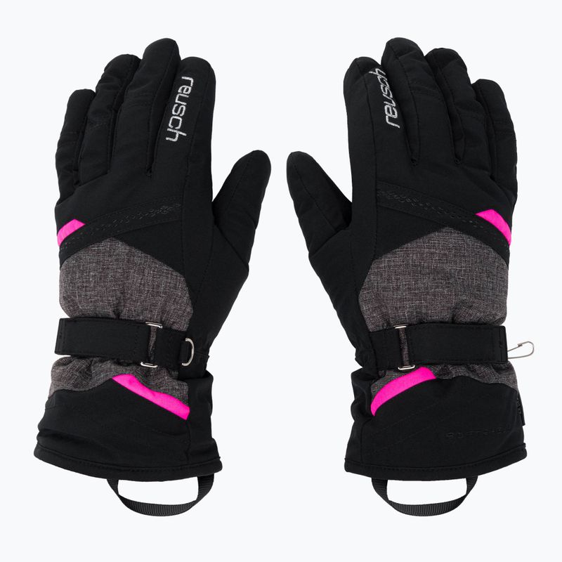 Guanti da sci da donna Reusch Hannah R-TEX XT blck/blck melang/pink glo 2