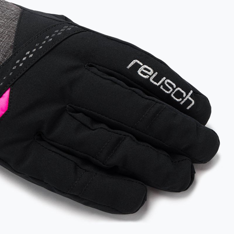 Guanti da sci da donna Reusch Hannah R-TEX XT blck/blck melang/pink glo 4