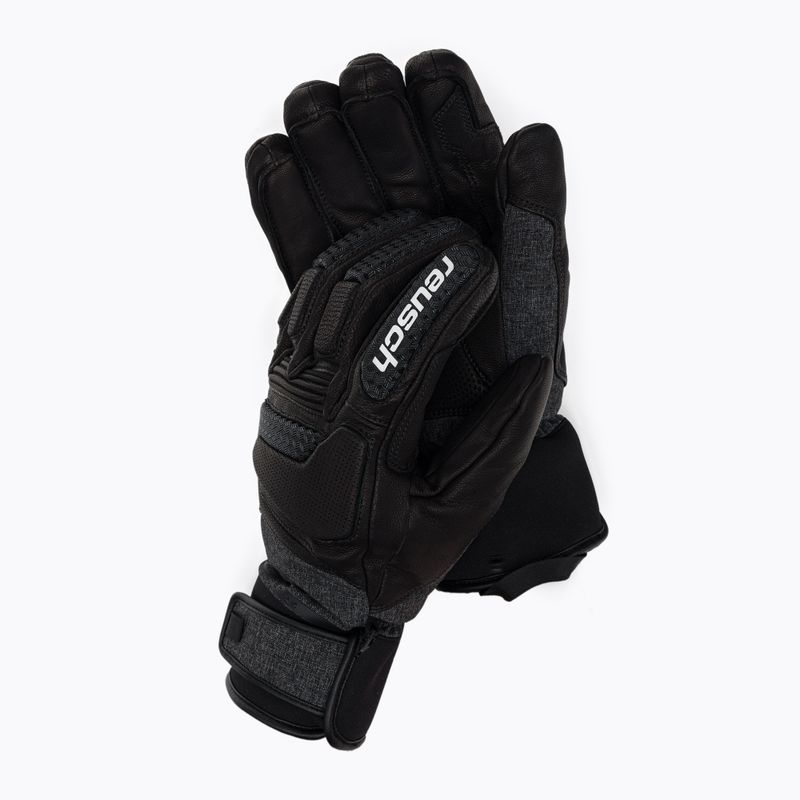 Guanto da sci Reusch Profi SL nero melange/nero