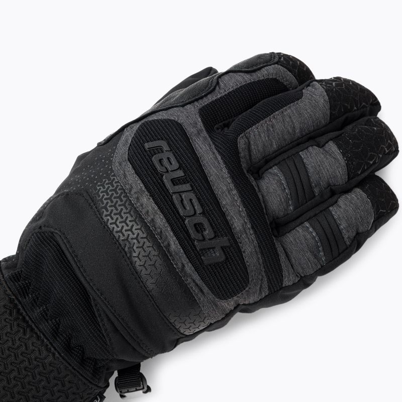 Guanto da sci Reusch Stuart R-TEX XT nero melange/nero 4