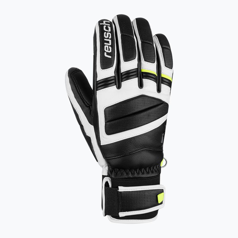 Guanti da sci Reusch Master Pro black/white/safety yellow 3