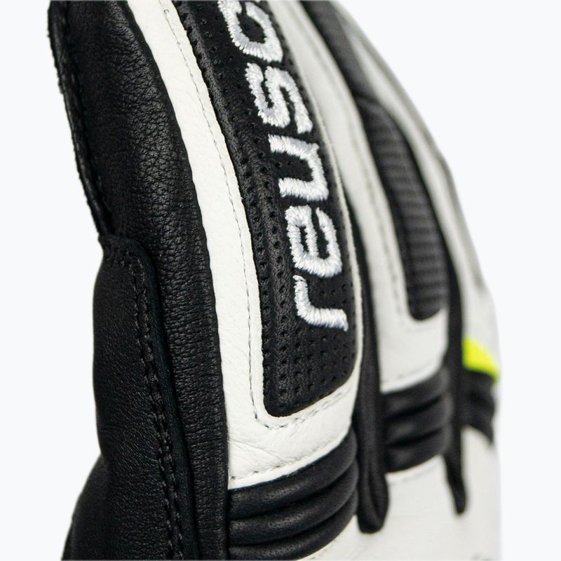 Guanti da sci Reusch Master Pro black/white/safety yellow 5