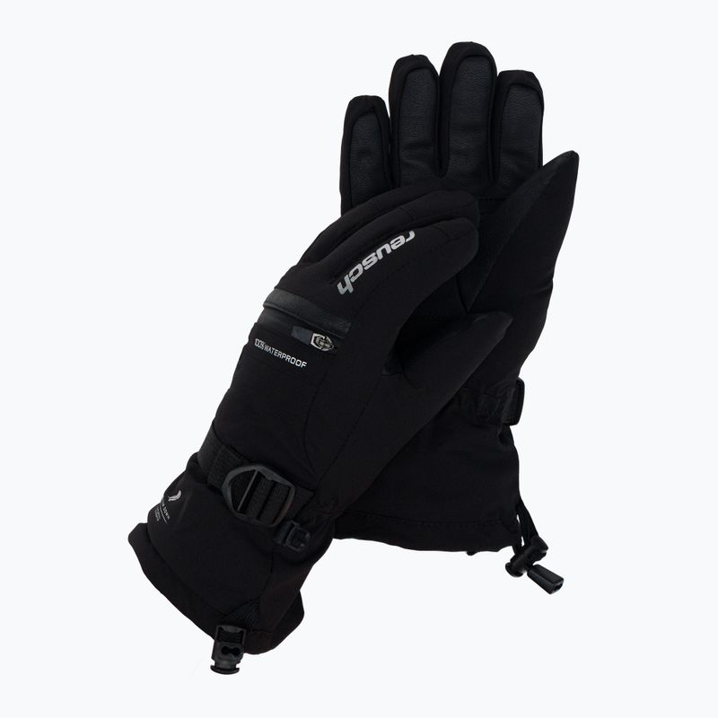 Guanto da sci per bambini Reusch Lando R-TEX XT nero/argento