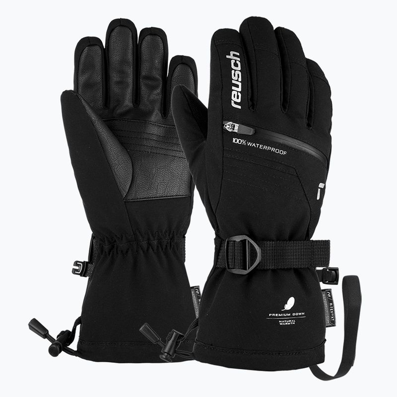Guanto da sci per bambini Reusch Lando R-TEX XT nero/argento 7