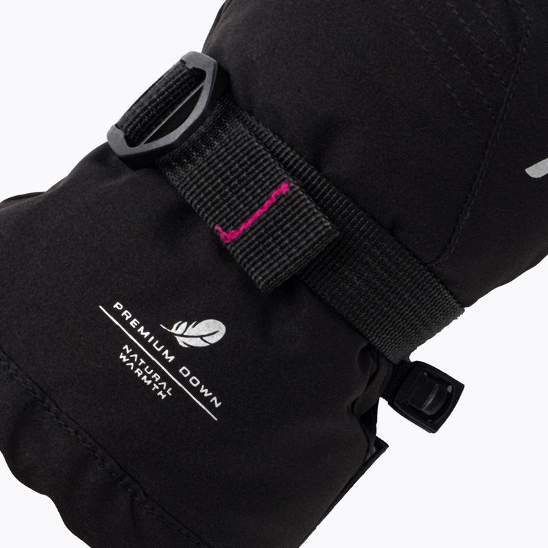 Guanto da sci per bambini Reusch Lando R-TEX XT nero/rosa glo 4