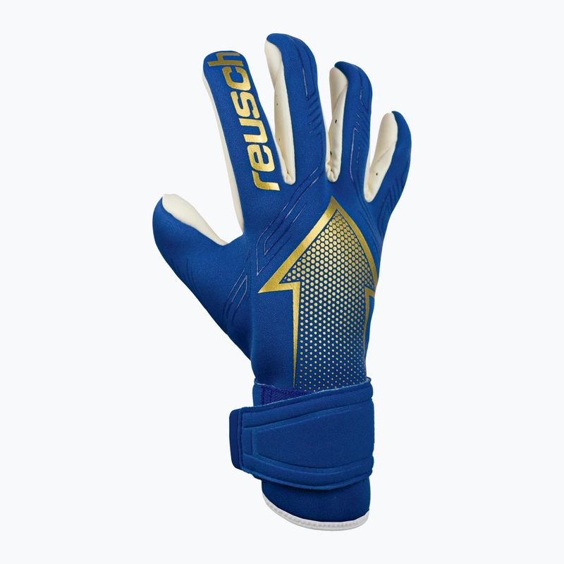 Guanti da portiere Reusch Arrow Gold X blu vero/oro 6