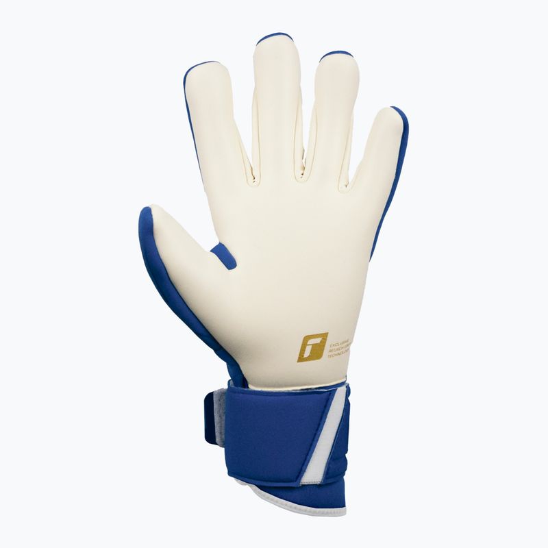 Guanti da portiere Reusch Arrow Gold X blu vero/oro 8