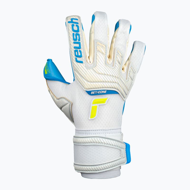 Guanti da portiere Reusch Attrakt Aqua bianco/blu acqua 6