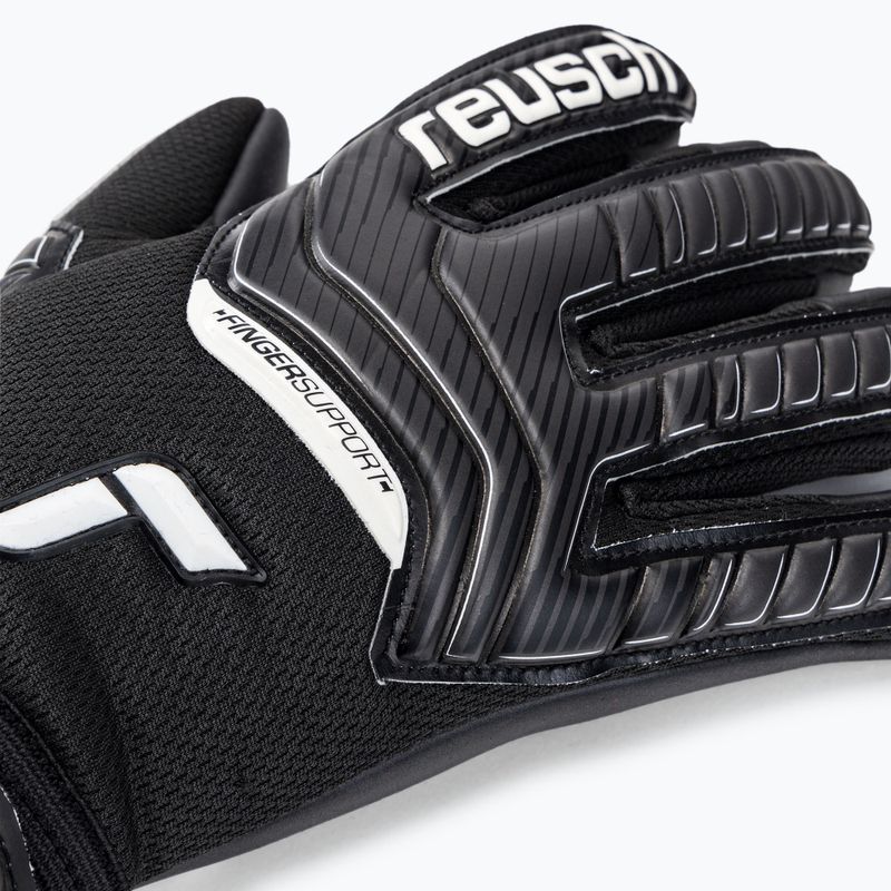 Guanti da portiere Reusch Attrakt Infinity Finger Support 2022 nero 3